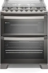 Fogão Electrolux 5 Bocas Experience com PerfectCook360 Prata FE5DC