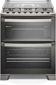 Fogão Electrolux 5 Bocas Experience com PerfectCook360 Prata FE5DC