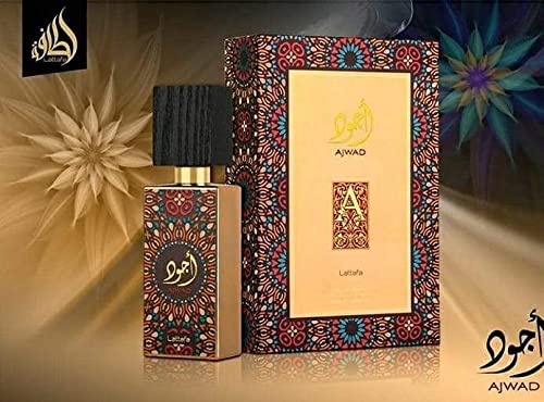 Lattafa Ajwad Eau De Parfum Spray For Unisex, 2.0 Ounce #TOP2
