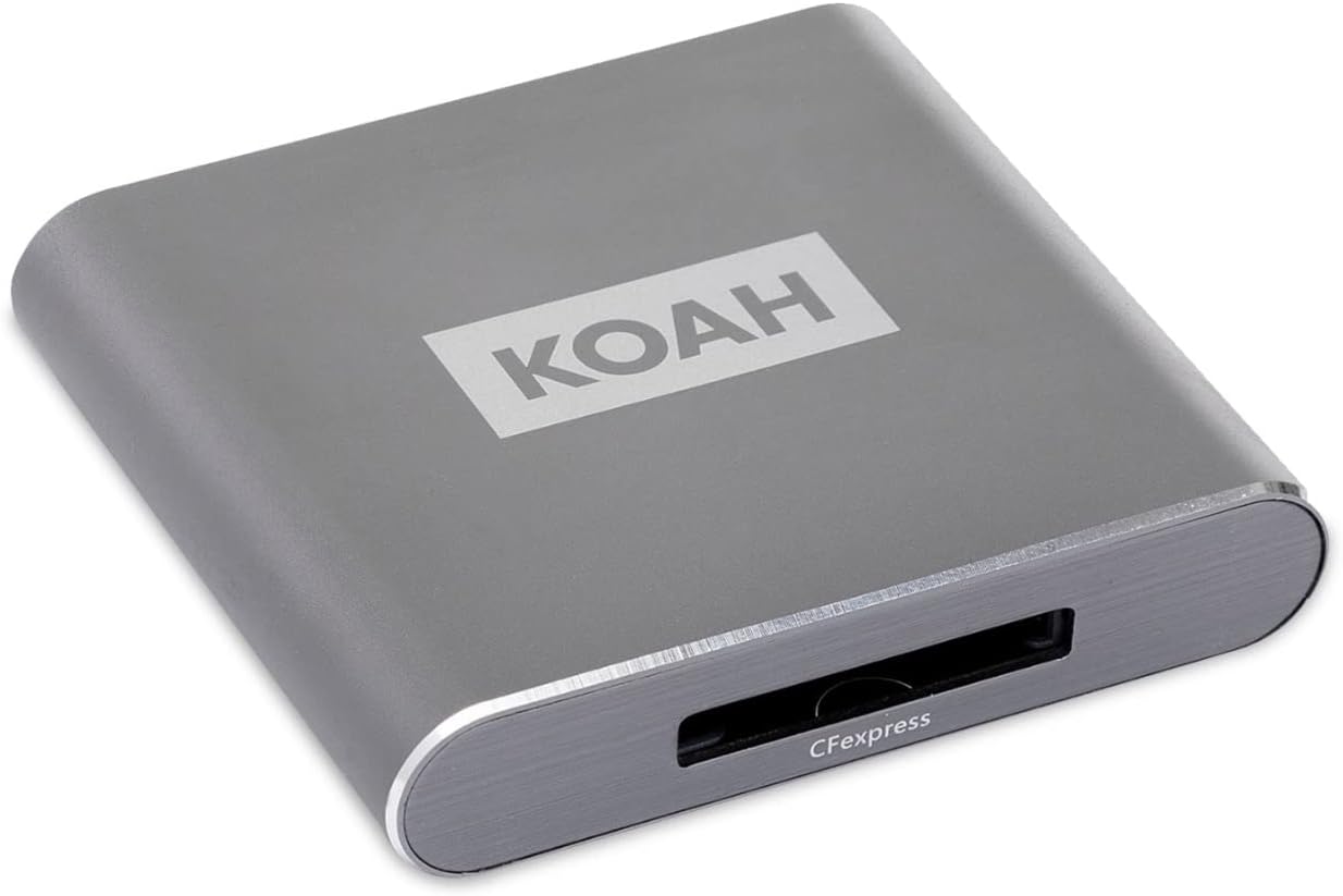 Koah Pro USB 3.2 Type-C Connector 10Gbps CFexpress Type B Card Reader with 2 Cables