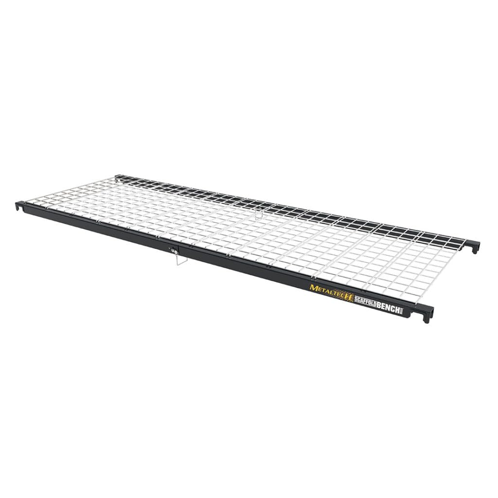 Storage Shelf for Interior Scaffolding, Heavy Duty 200 lb Capacity, Metal Shelves for Storage, Shelf Organizers, Scaffolding Accessories, Storage Racks and Shelving