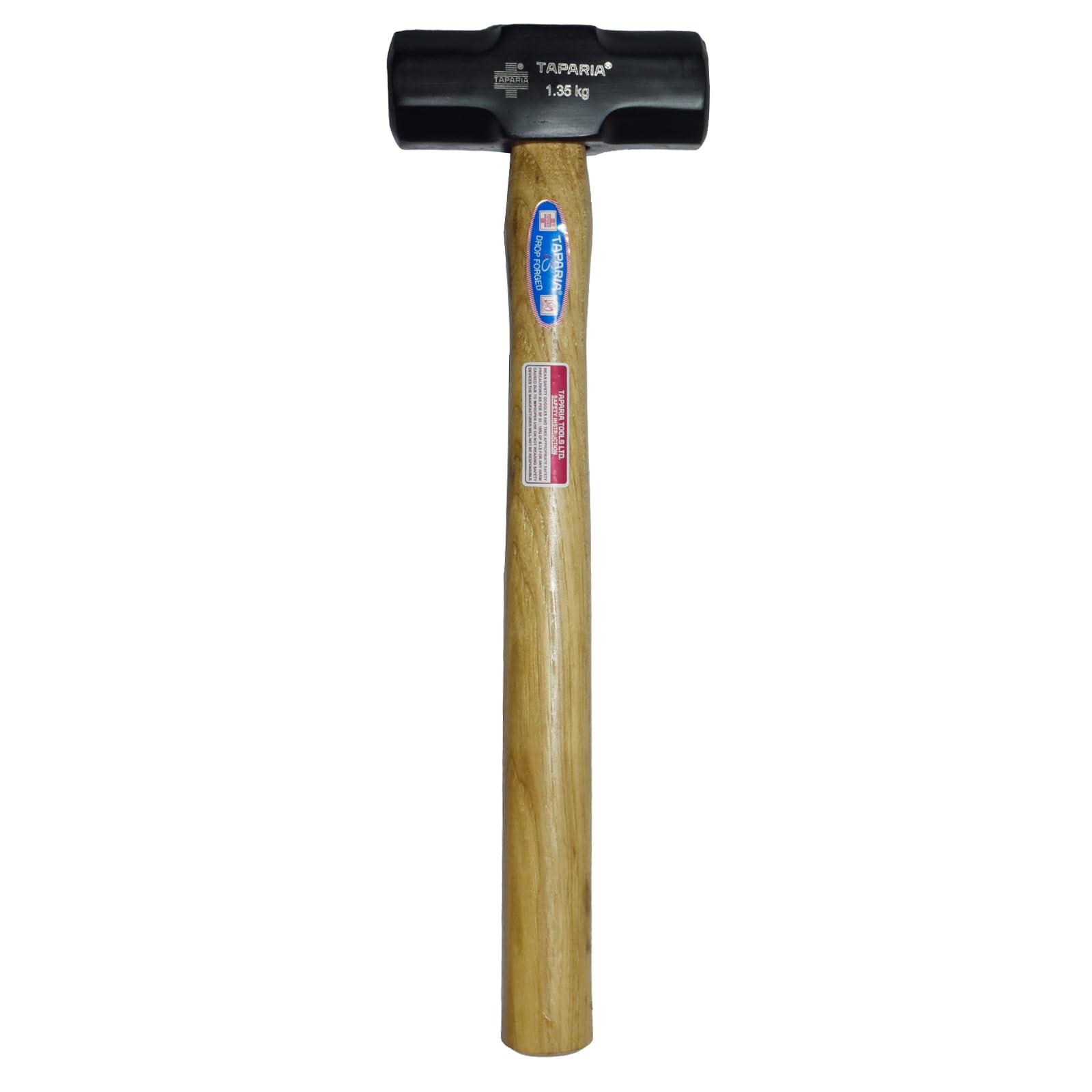 SHHW-1350 Steel (1350g) Sledge Hammer with Hickory Wood Handle (Beige and Black)