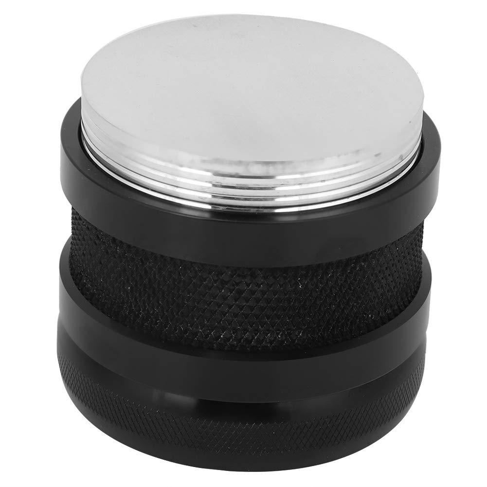Pressacaffè in alluminio da 58 mm, a doppia testa, regolabile, strumento intelligente per spremere chicchi di caffè con distributore di polvere, accessorio professionale per barista per casa, ufficio