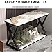 PA-DABAOO Rock Plate Fish Tank Stand,Aquarium Stand with Metal Frame,Display Stand for Turtle Tank, Reptile Terrarium,Double-Layer Design for Accessories Storage,E