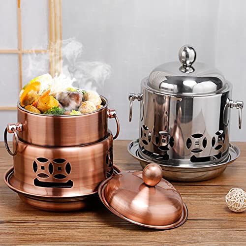 Olla caliente de cobre tradicional china para 1 persona miniatura 2