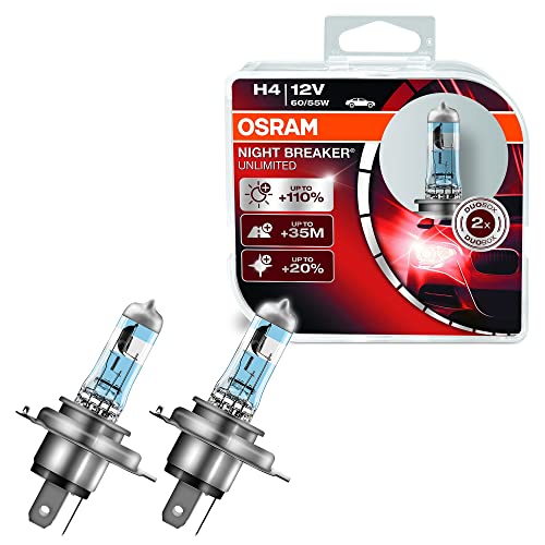 OSRAM NIGHT BREAKER UNLIMITED H4, proiettori alogeni...