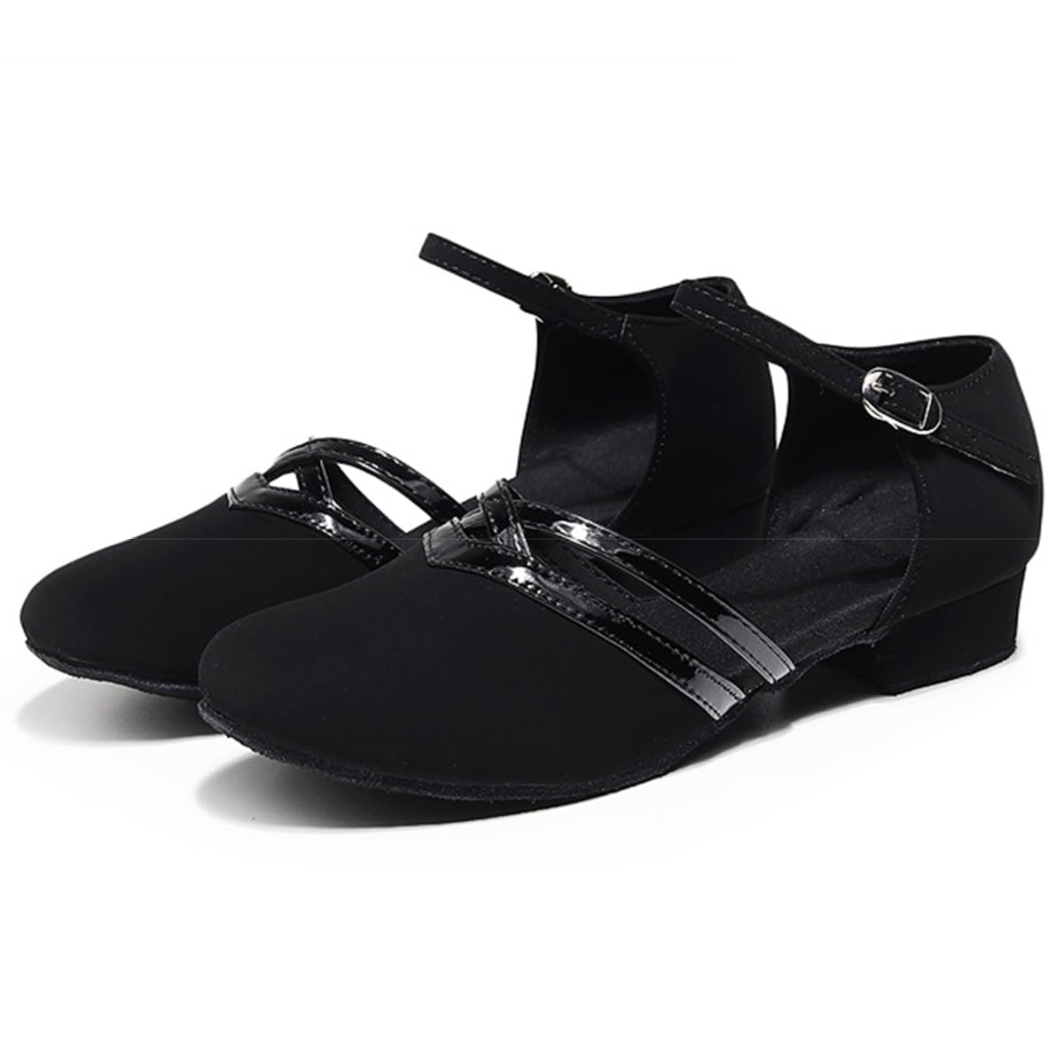 Donna Scarpe da Ballo Latino Casual Antiscivolo Scarpe da Ballo Sala Carattere Moderno Salsa Tango Valzer Professionale Tacco di 3.5 cm