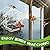 Window Bird Feeder with 5 Extra Strong Suction Cups, Clear Birdfeeders for Outdoors, Sturdy and Durable Bird House for Window Viewing Outside,Garden Decor Gifts for Bird Lover