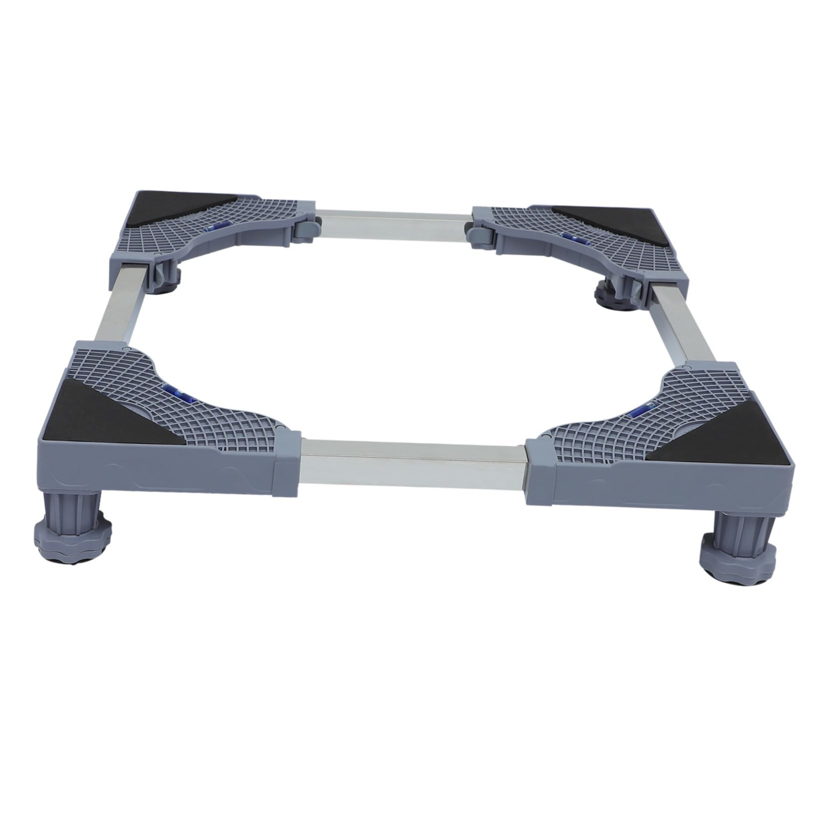 Holibanna Soporte para Lavadora y Refrigerador Base Móvil Ajustable de Plástico, Ruedas Giratorias Bloqueo 360 Grados y 4 Patas Fuertes para Limpieza y Reorganización