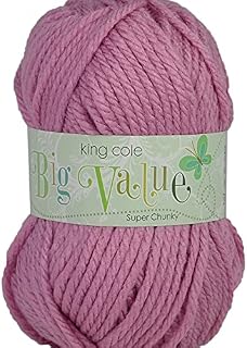 King Cole - Big Value Super Chunky - Knitting Yarn - 100g - Pink