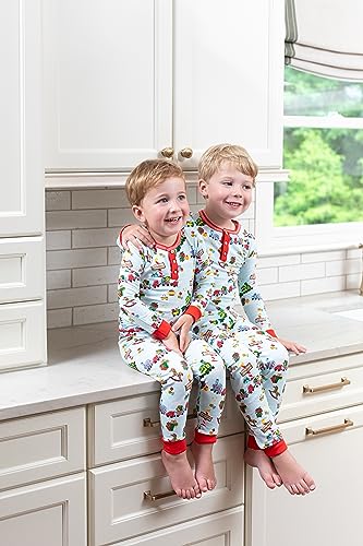 Mud Pie Baby Boys' Christmas Pajama Set4