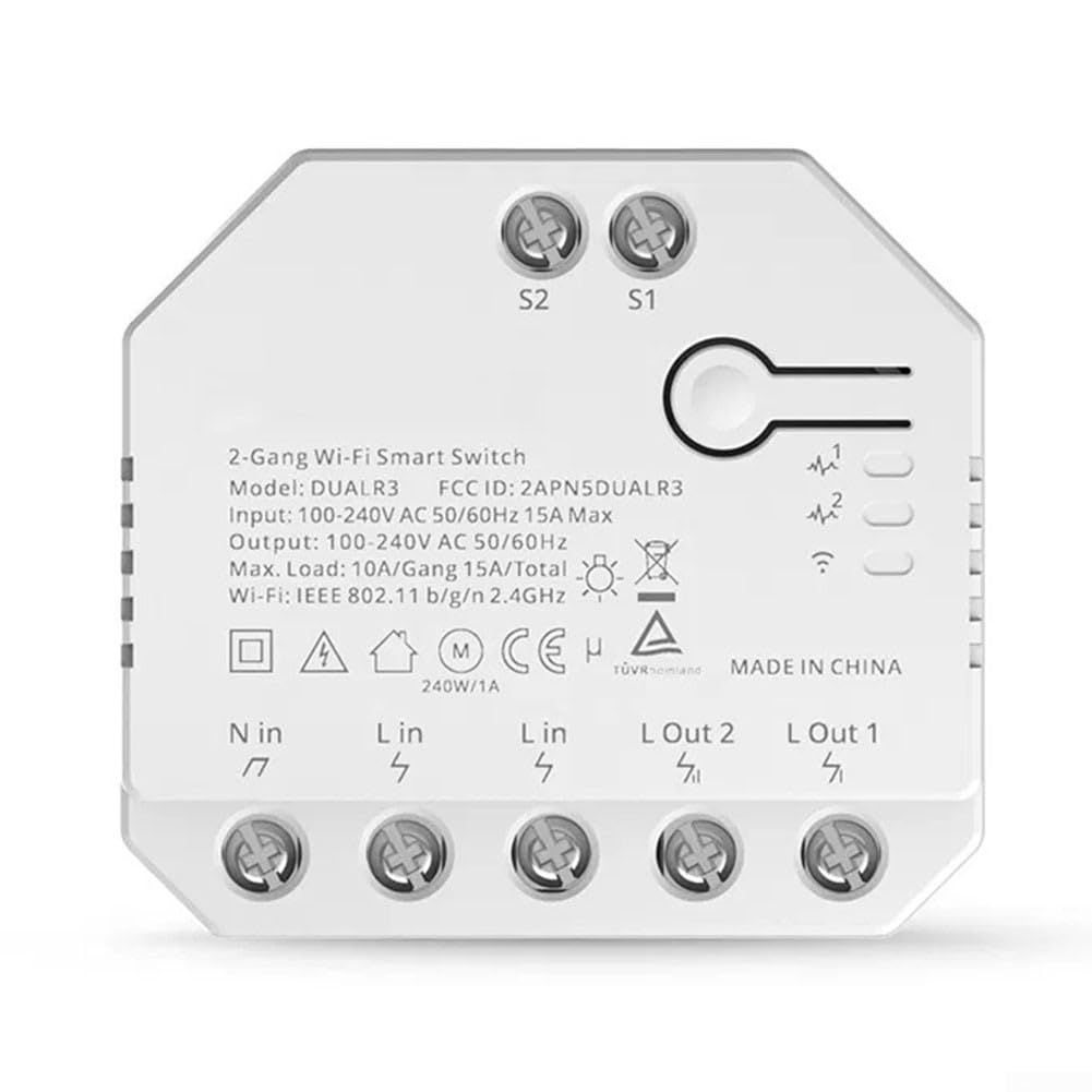 Haz que tus persianas, persianas y toldos sean inteligentes con el interruptor de 2 vías DualR3Lite (DUAL R3 Lite)