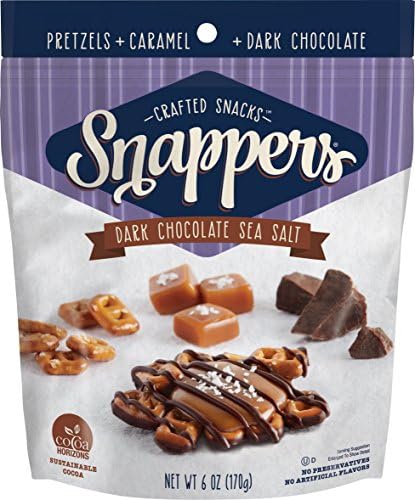 Amazon.com: Snappers Dark Sea Salt Chocolate, 6 Ounce