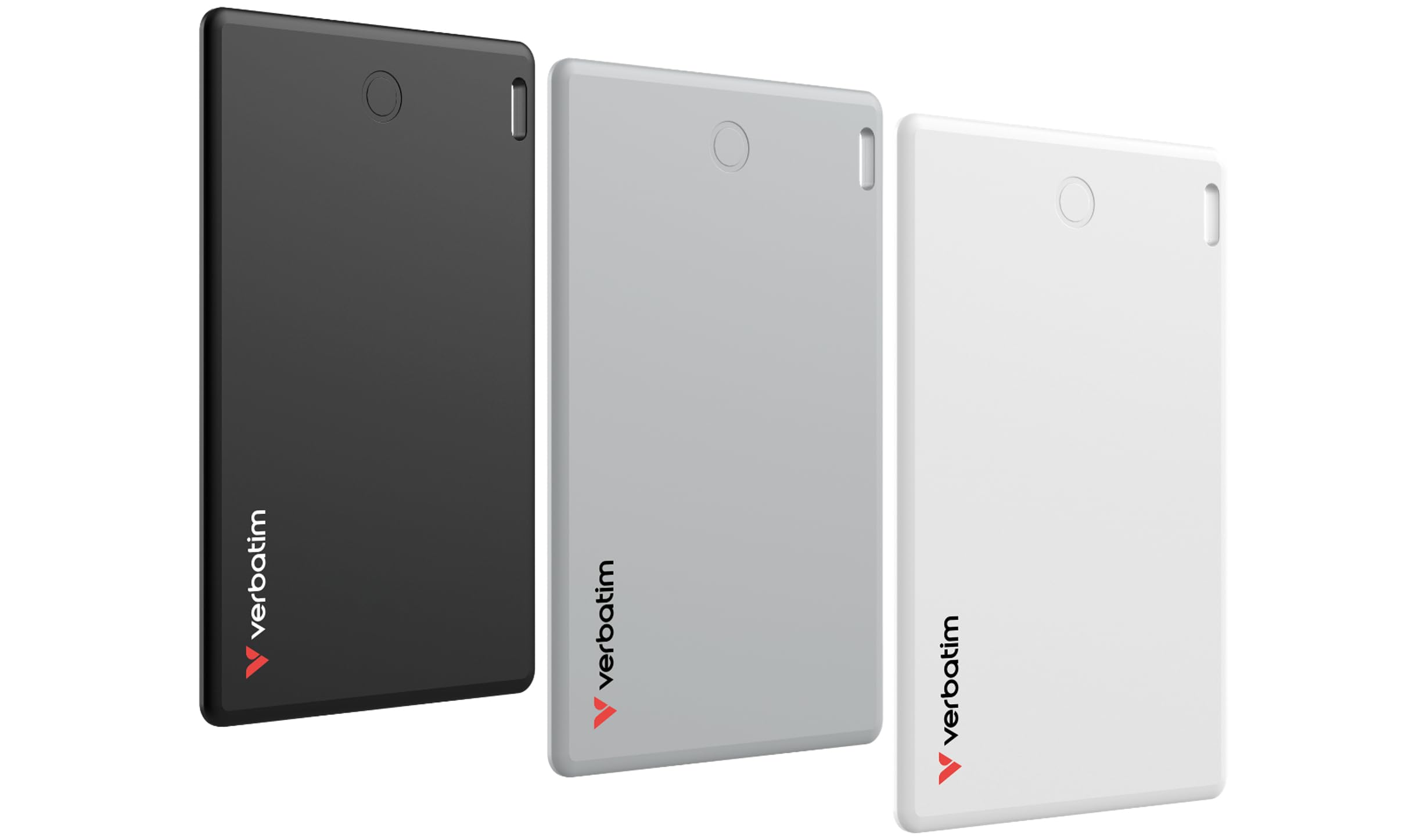 Verbatim My Finder Card - Set di 3 carte di tracciamento per portafoglio, passaporto e altri dispositivi compatibili con Apple "Dove si trova? »