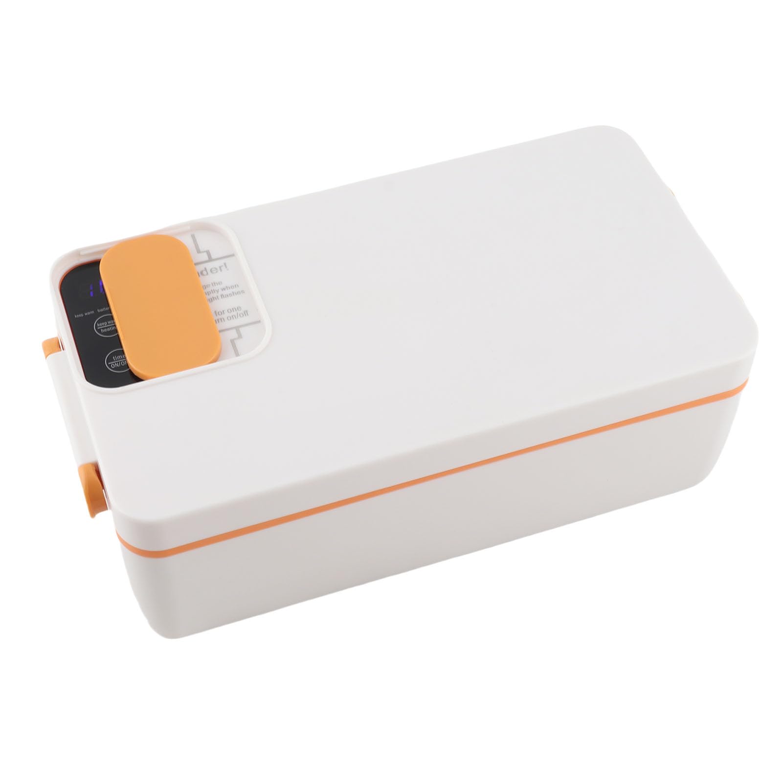 Yosoo Health Gear Lunch Box Elettrico, Lunch Box Riscaldato in Acciaio Inossidabile 316 Scaldavivande Portatile Senza Fili da 1 Litro con Riscaldamento Concentrato 3D Doppia Guarnizione per Lavoro