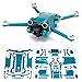 WRAPGRADE Skin Stickers Compatible with DJI Mini 3 Pro | Main Unit (Caribbean Blue)