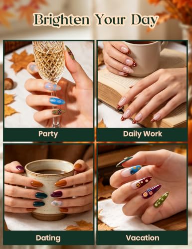 Image of Beetles Gel Nail Polish Kit with U V Light 69PCS 35 Colors Gel Fall Nails