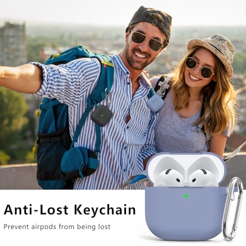 Image of Ljusmicker for AirPods 4 Case 2024 with Cleaner Kit,Lavender