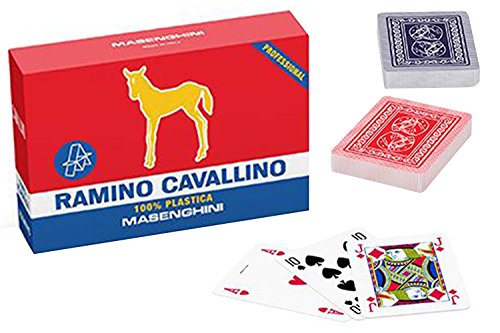 Jugando las cartas profesional MASENGHINI ramino cavallino VC28