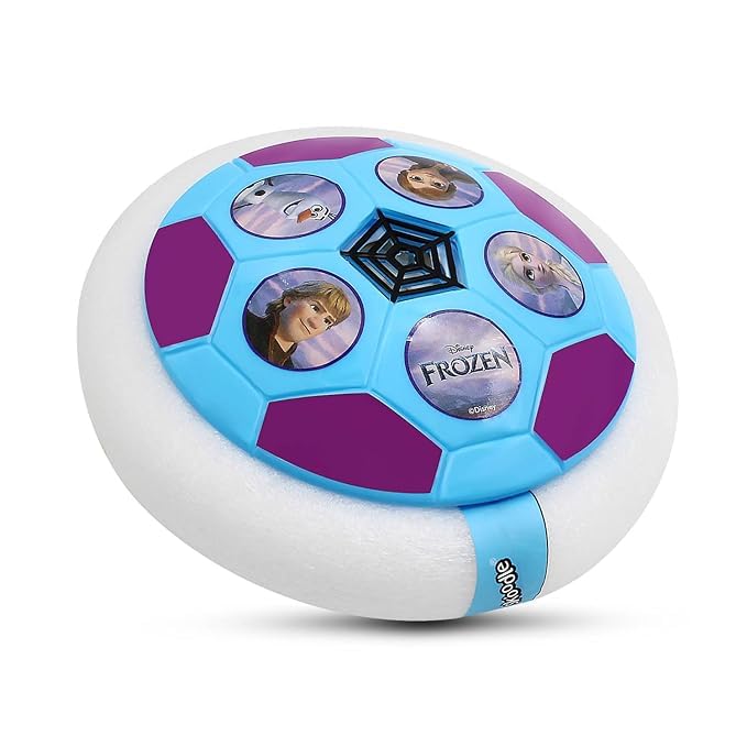 Image of SKOODLE Frozen Air Soccer Ball Non Rechargeable Battery Powered Hover Football, Indoor Electric Smart Air Football for Boys and Girls. Fun Game for Kids - For Birthday Gift