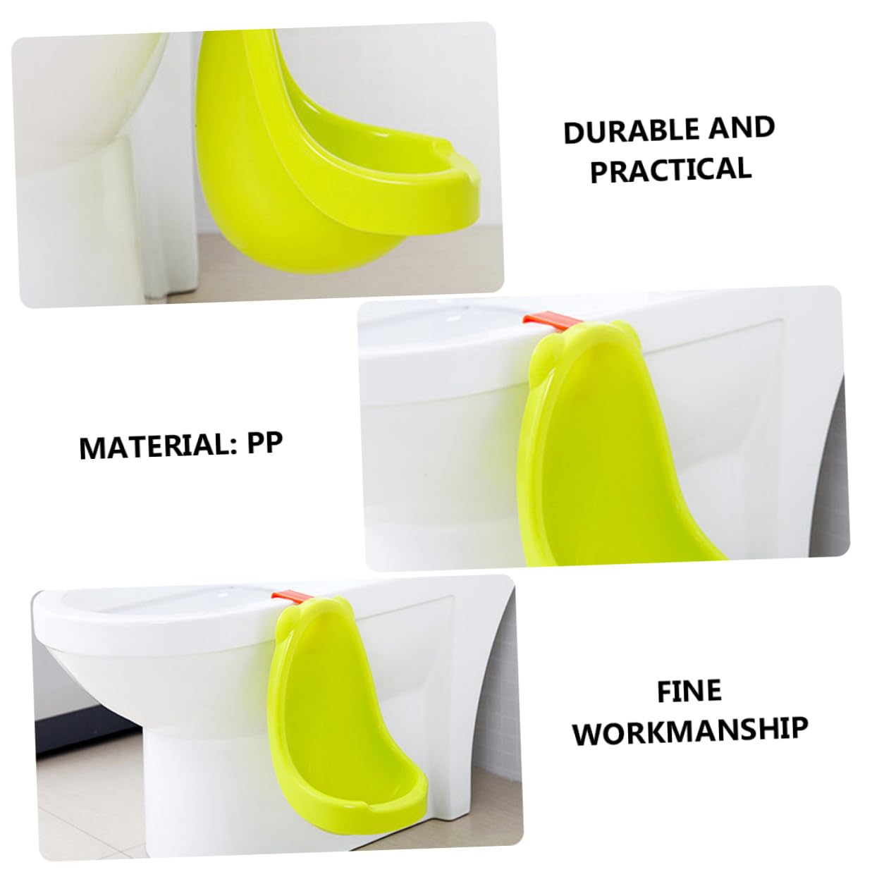 Creative Hanging Urinal Potty for Boys PP Material Space-Saving Boy Training Toilet with Cartoon Design Fun Standing Pee Trainer