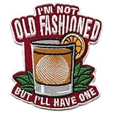 Old Fashioned Citrus Patch Liquor Beverage Embroidered Iron On