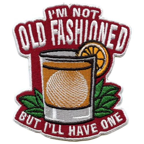 Old Fashioned Citrus Patch Liquor Beverage Embroidered Iron On
