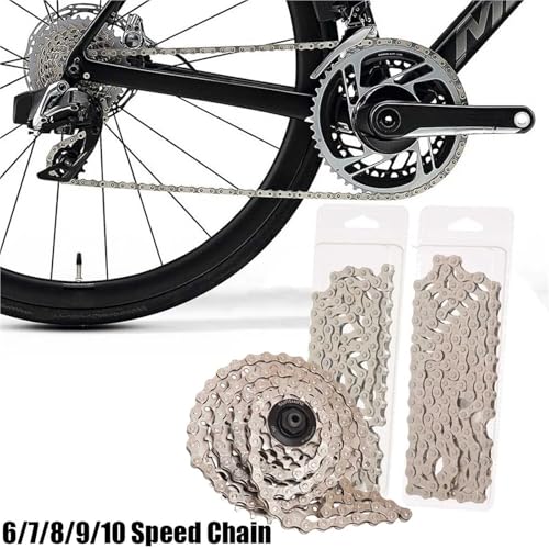 Chaîne de vélo 9 vitesses réutilisable pour vos sorties VTT - 6