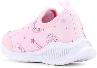 Tênis Infantil Menina Bibi Fly Baby Rosa Estampa Sugar
