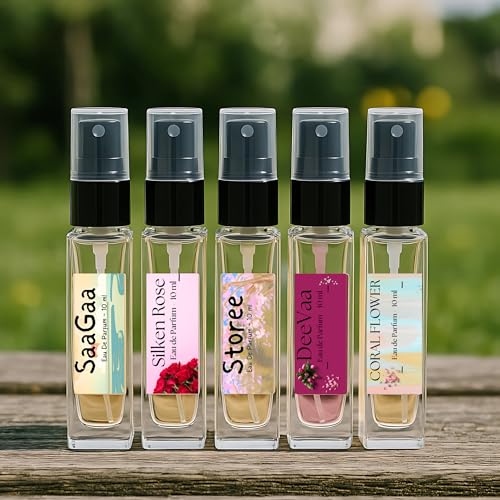 Rynah Perfume Set – 5 x 10ml Eau de Perfum for Women – Long-Lasti...
