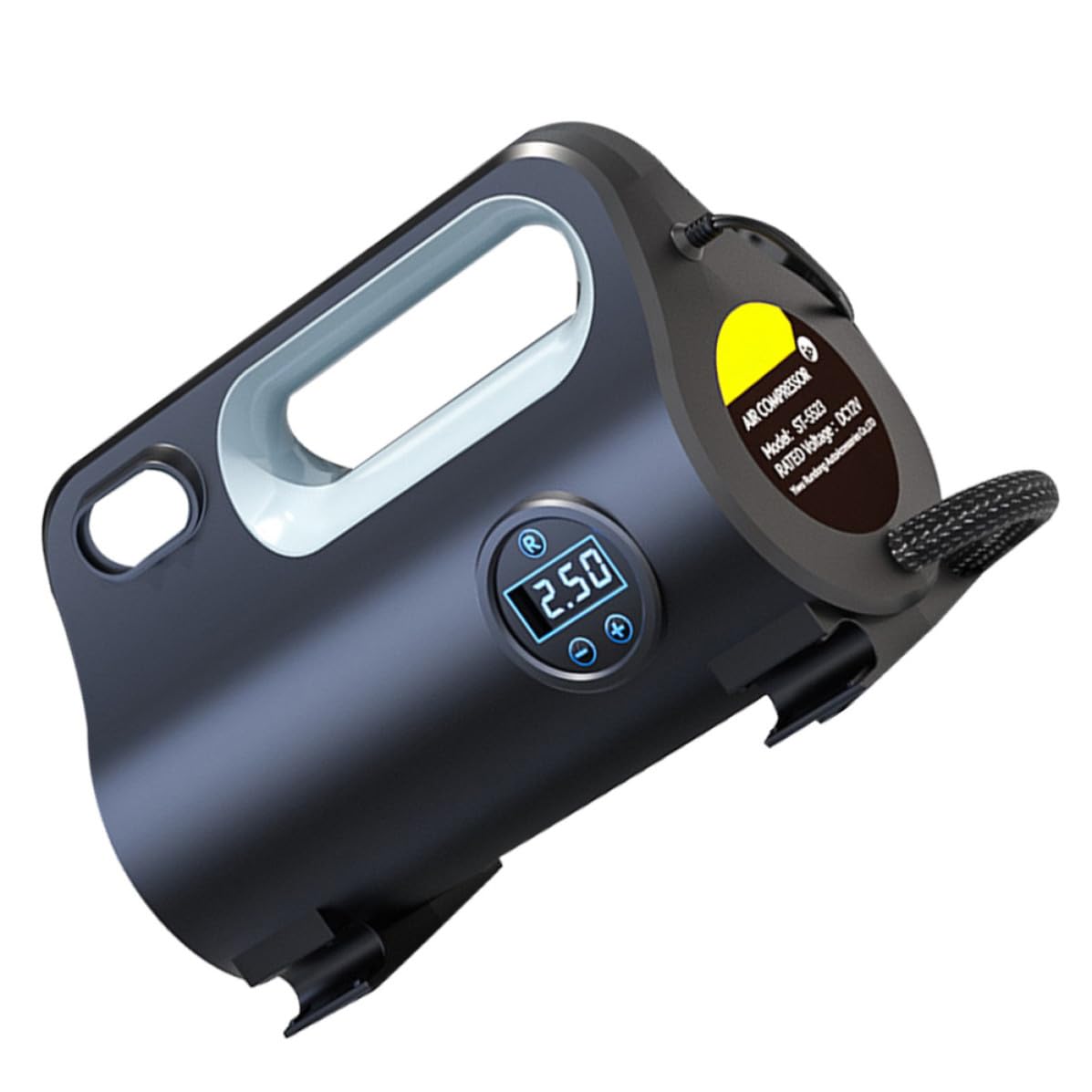 BESPORTBLE Inflador de Neumáticos Portátil para Coche Dc12 V 120 W Negro