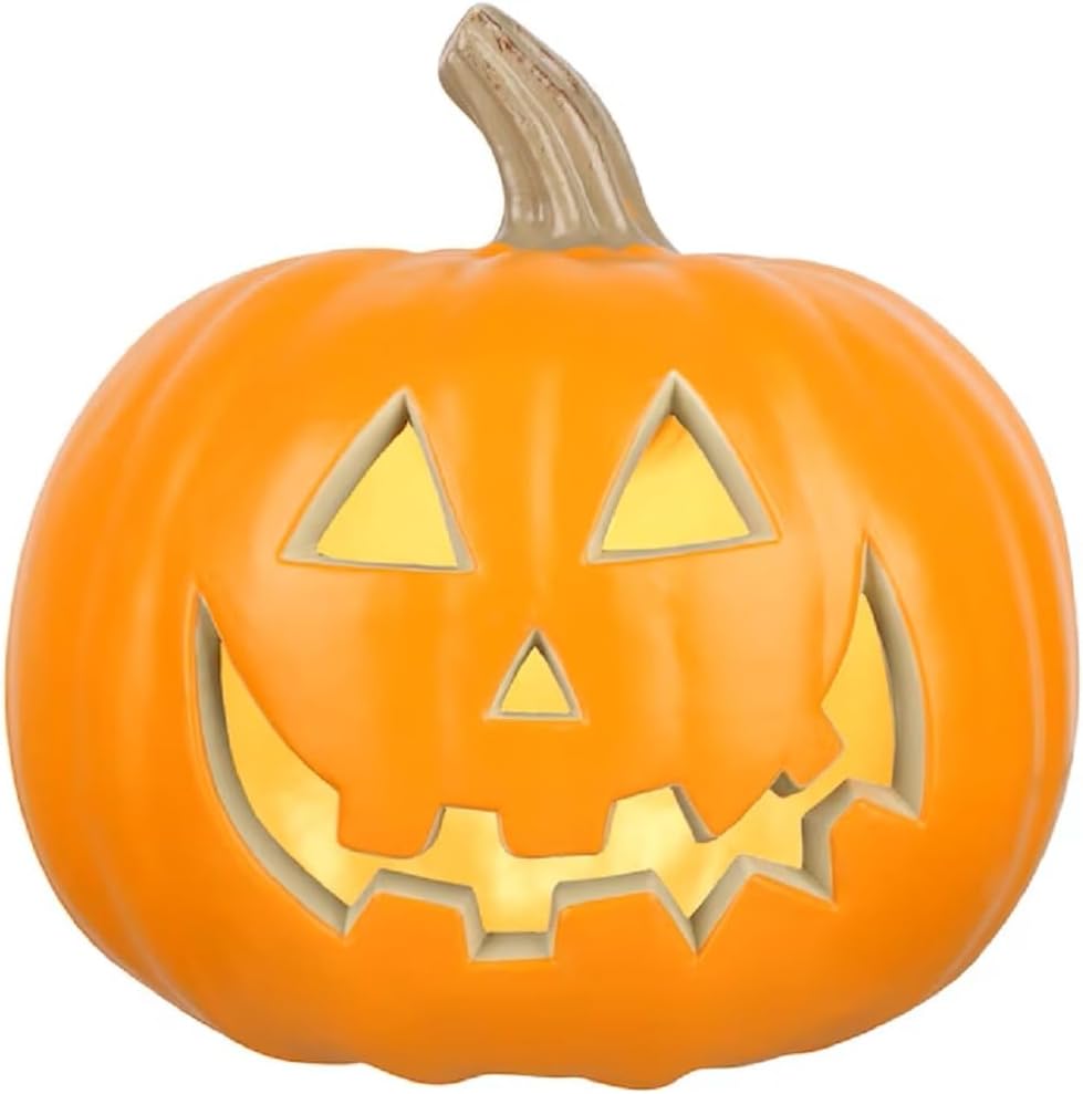 Traditional Jack-O-Lantern Light-up Decoration Orange