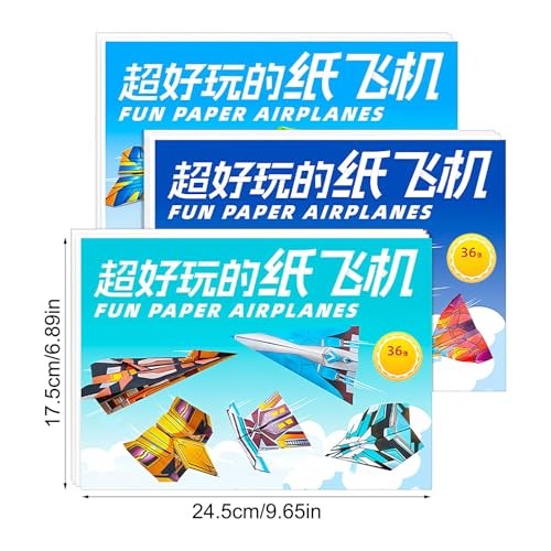 Libro de actividades de avión de papel para desarrollar habilidades de manualidades 5