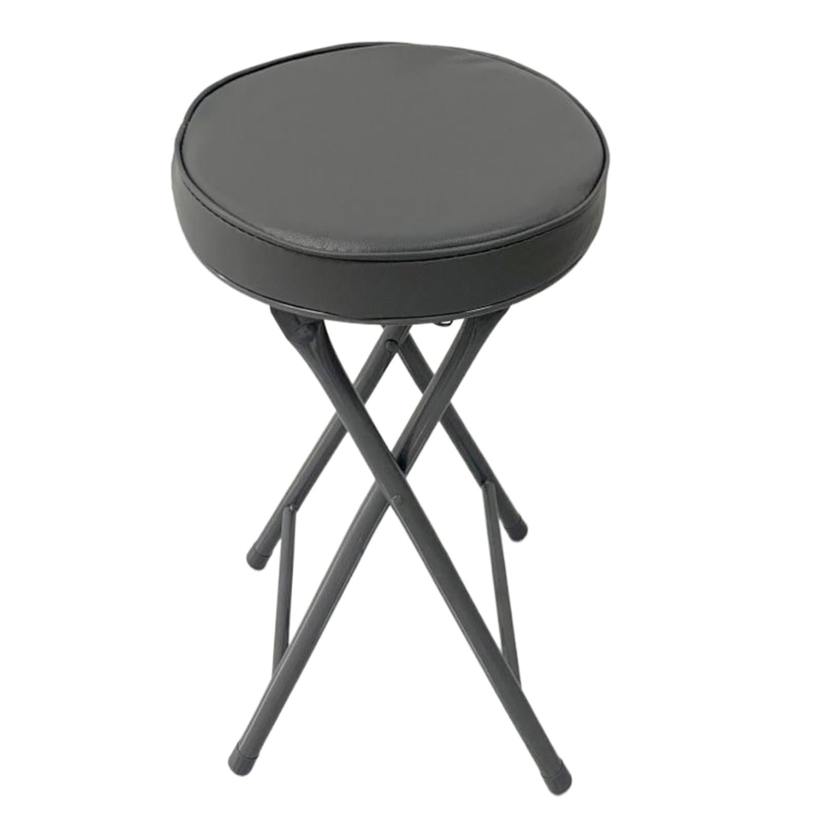 Tabouret de bar pliable de 20 pouces adulte assise ronde