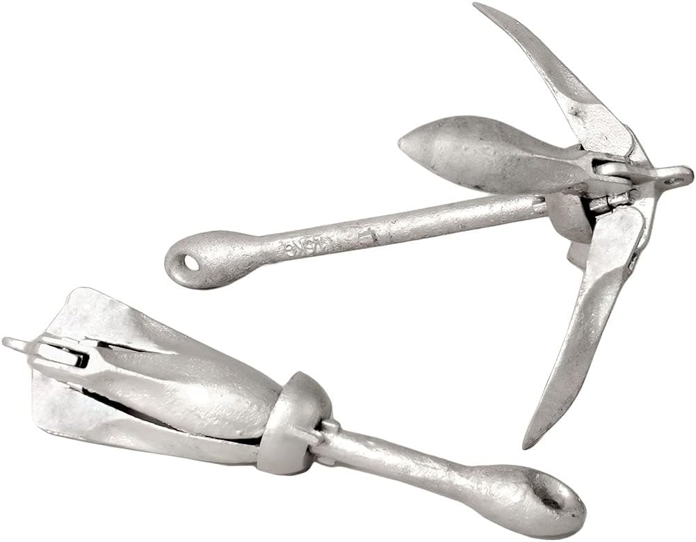 Rig'Em Right Waterfowl 3 LB Grapnel Fishing and Hunting Anchor for Gang Rig Mainlines, Float Tubes, Personal Watercrafts, Kayaks, and Small Canoes