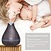 Aromatherapy Essential Oil Diffuser 530ml Cool Mist Ultrasonic Humidifier Fragrance Scent Diffuser Wood Grain, Aroma Diffusers for Essential Oils,18 Hours Auto Off for Large Room, Gift Idea