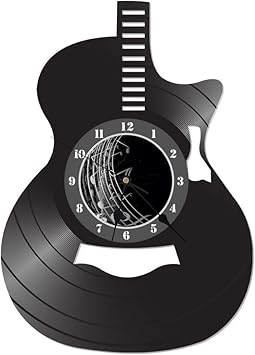 Amazon.com - Time Vault Treasures Acoustic Guitar Vinyl Record Clock