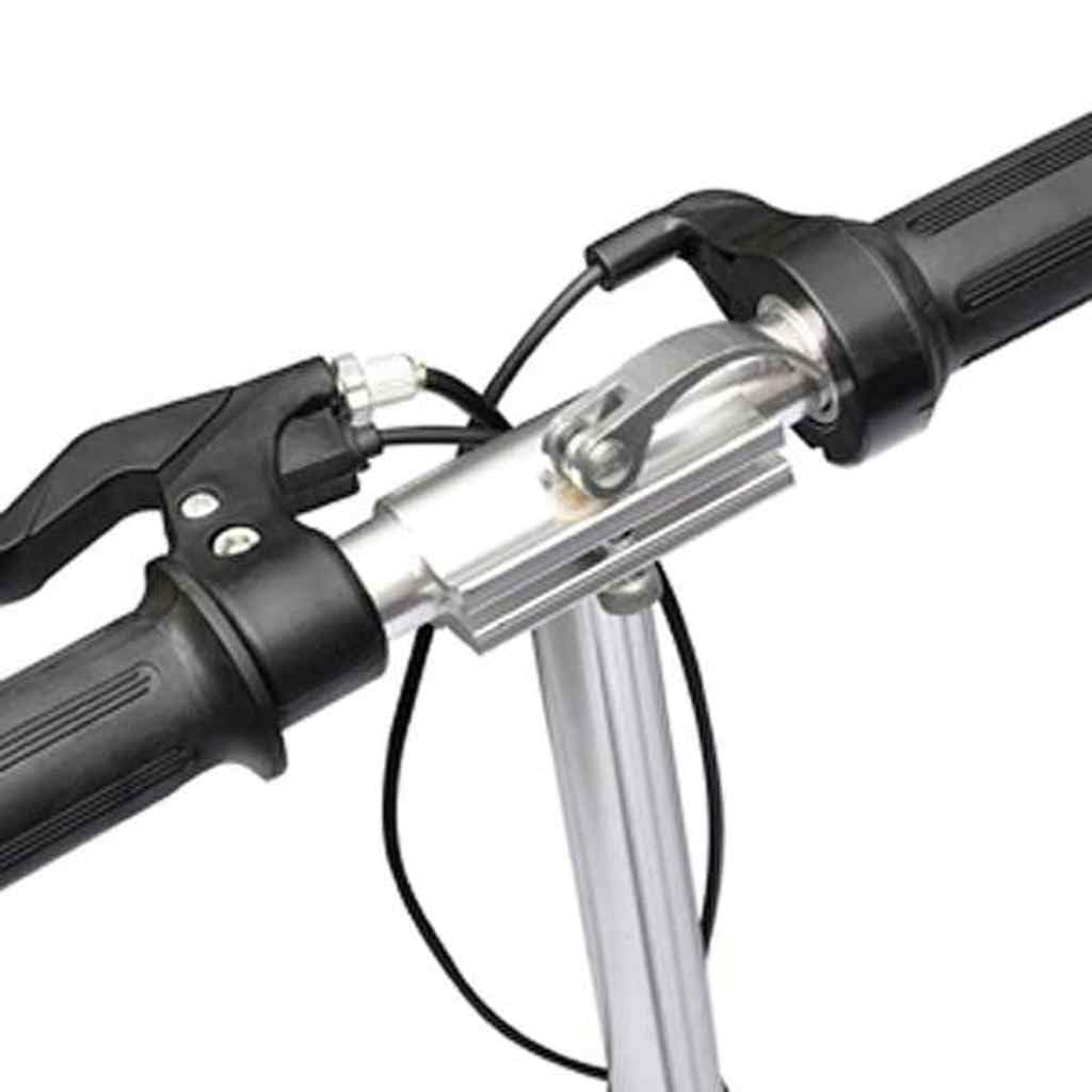 Trottinette électrique avec siège - 120 W - Noir - Pour enfants à partir de 6 ans - Siège réglable en hauteur - Portable - 12 km - Pour l'extérieur, les loisirs et le chemin scolaire