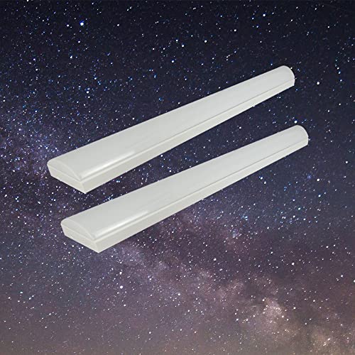 天井直付型 一体型LEDベースライト 40W形 トラフ型 薄型 消費電力 50W 超高輝度 8000LM 40W形 2灯相当 一体型照明 天井直付 キッチンライト LED蛍光灯一体型 LED蛍光灯照明器具 電源内蔵型 内部配線 取り付け簡単 (消??力50