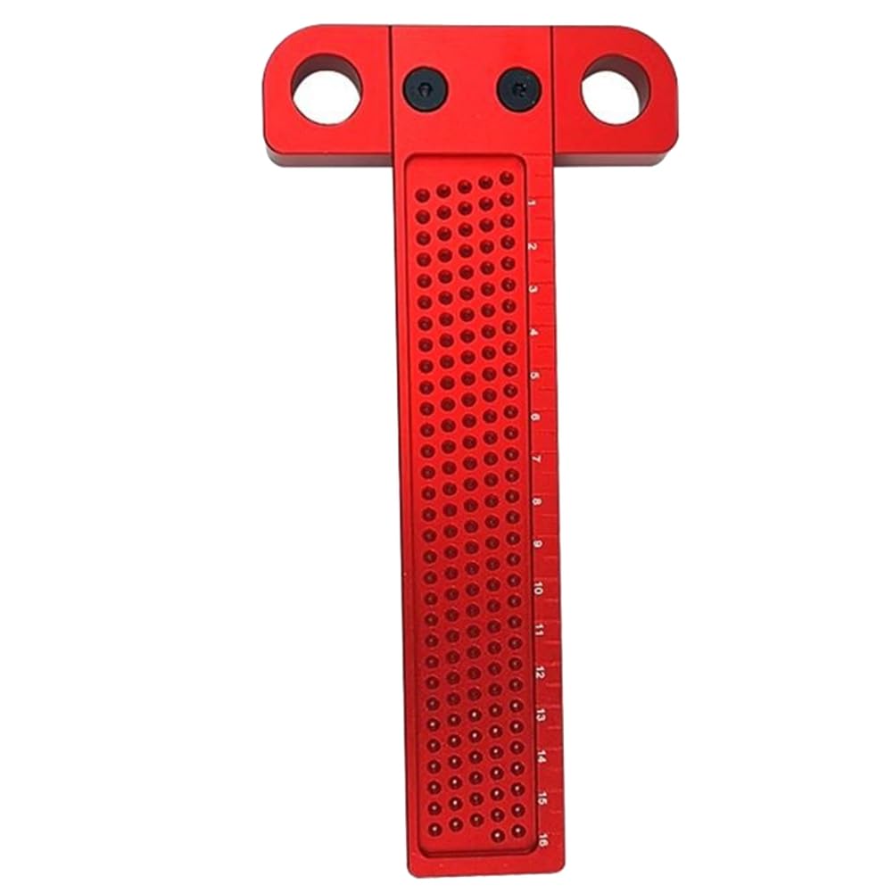 Jnchdghwa Scriber T-Square Ruler 16CM Woodworking Tool for Marking and Measuring in Carpentry