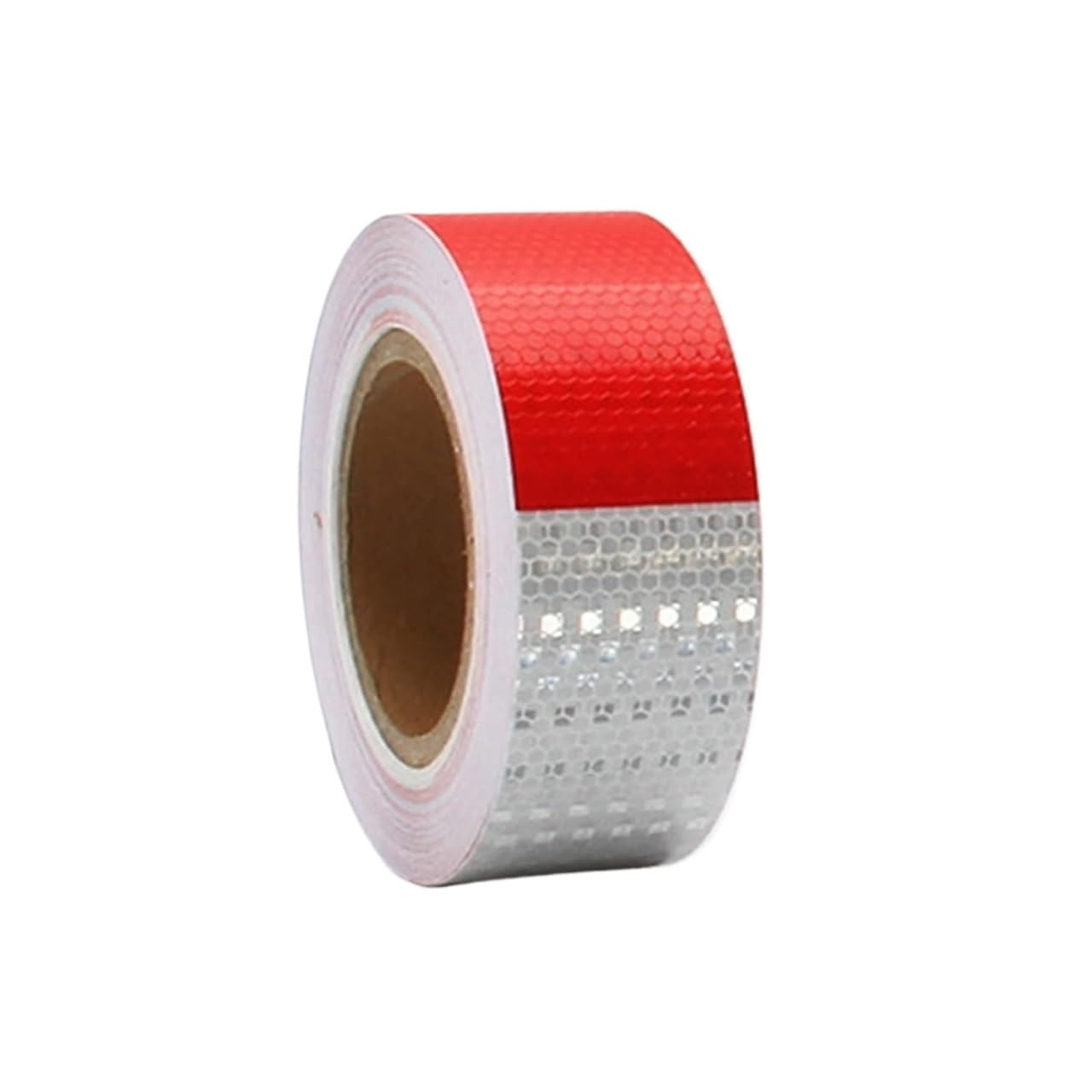 Reflektierendes Band Reflektierendes Klebeband, 2 Zoll x 98 Fuß, reflektierendes Klebeband – Sicherheitsband mit hoher Sichtbarkeit – Warnband for Straßentransporteinrichtungen, Fahrzeuge, Schiffe, Fa