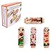 HUZU Blocco girevole a forma di cubo, in legno, con animali, frutta e verdura, vari colori (Animallo)