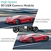 MMlove USB Stereo Camera Module 1200P 60FPS Global Shutter USB Webcam with Synchronous Dual Lens,600P 120FPS High Speed 3D Webcam 112 Wide Angle Lightburn Camera for VR,PC/Laptop/Raspberry Pi
