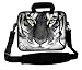 Produktbild LUXBURG® 14,2 Zoll Schultertasche Notebooktasche Laptoptasche Tasche mit Tragegurt aus Neopren für Laptop / Notebook Computer - Weißer Tiger