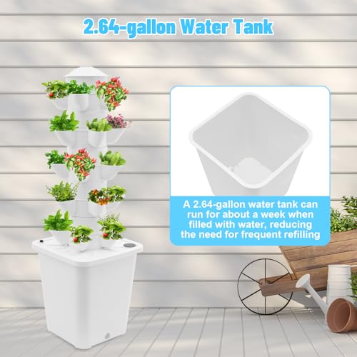 25-Plant Vertical Tower Garden System - Indoor Hydroponic Growing Kit - Image 3