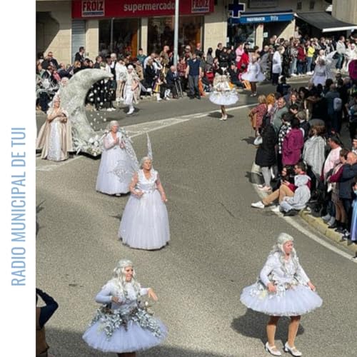 Ent. &Aacute;nxela Fern&aacute;ndez, alcaldesa do Rosal e Manolo Arman da Comisi&oacute;n de Festas de Nov&aacute;s - Entroido 2026