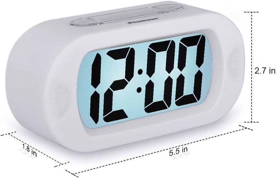 Battery compartment of the alarm clock