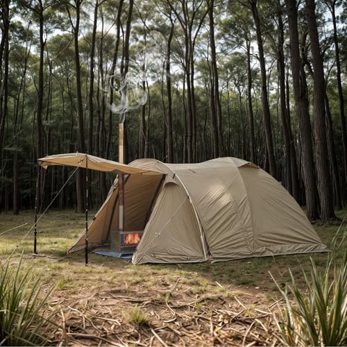 Carpa túnel para camping de 1 persona al aire libre miniatura 5