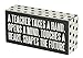 Primitives by Kathy 21495 Polka Dot Trimmed Box Sign, 3" x 6", A Teacher Shapes the Future