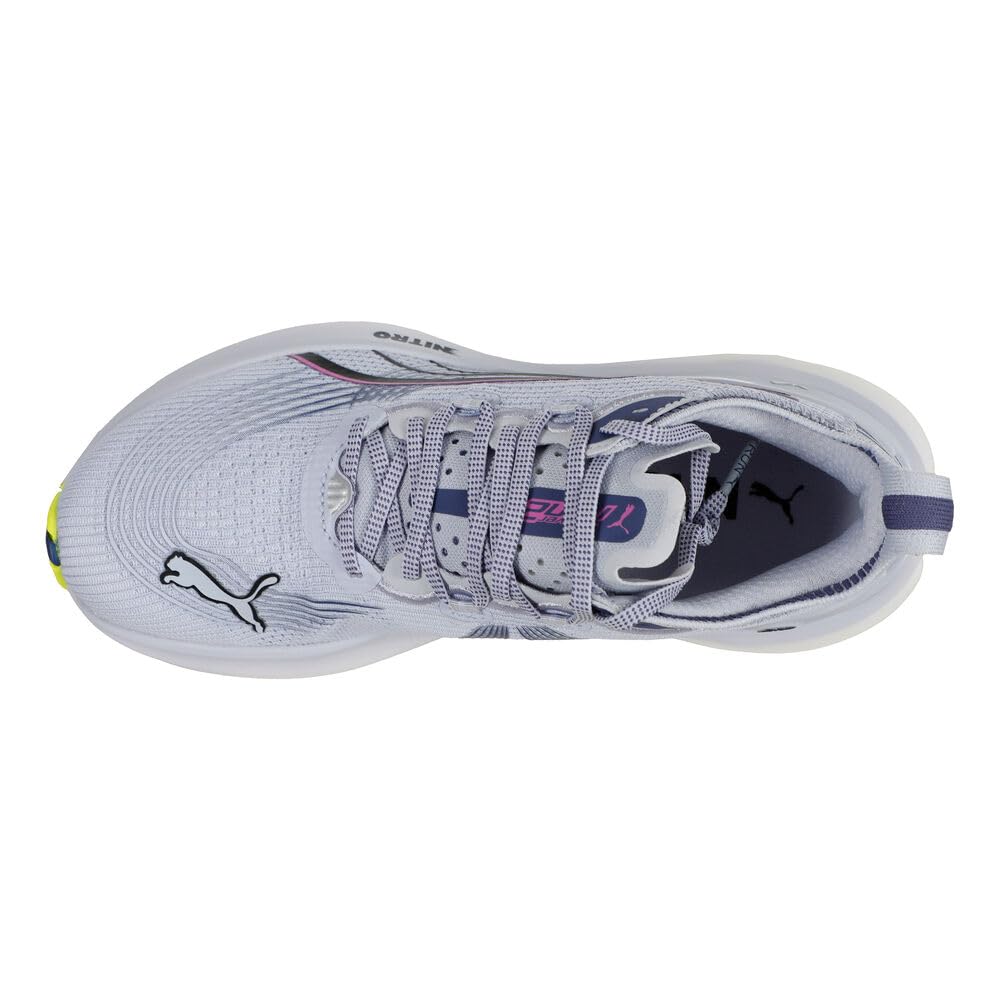 Puma Damen Foreverrun Nitro 2 Laufschuhe Stabilitätsschuh Cool Weather-Yellow Alert - Blau 41